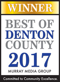 2017 Best of Denton County Award