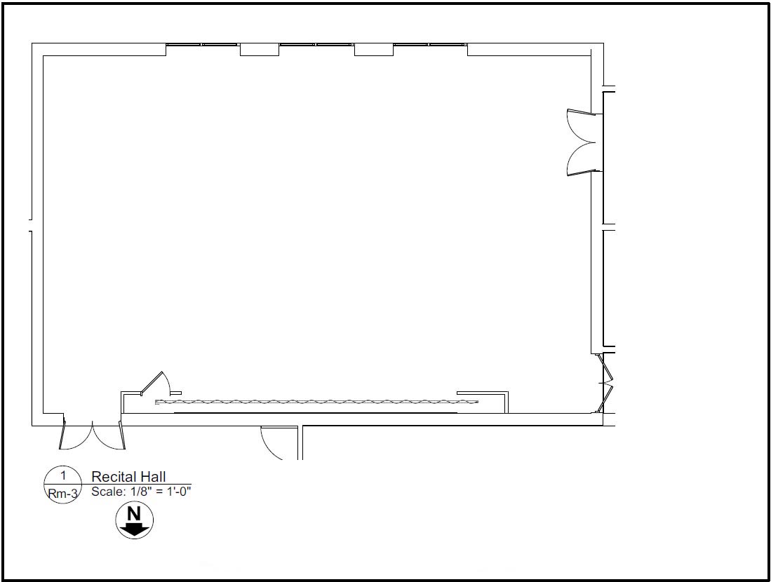 Recital Hall Layout